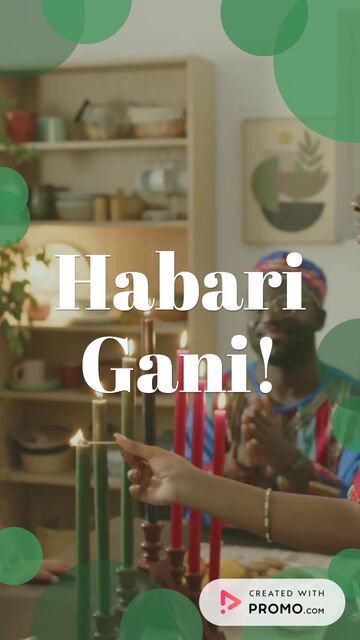 Happy Kwanzaa: Celebrating Community Video Template