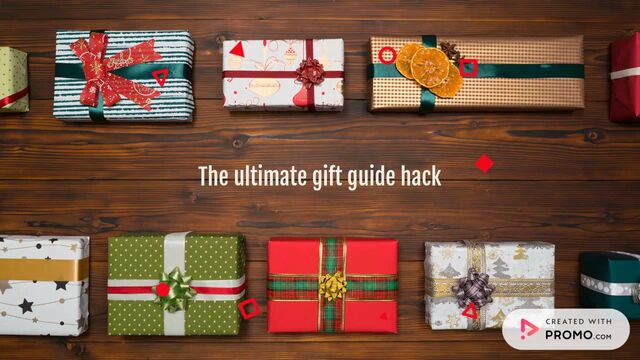 The Xmas gift buying guide hack Video Template