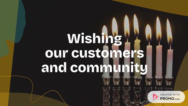 Happy Hanukkah: Lighting Up the Season Video Template