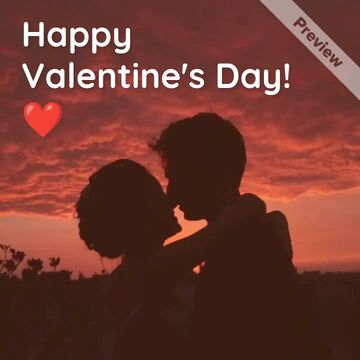 Happy Valentine's Day Video Template