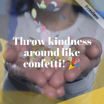 Random Acts of Kindness Challenge Video Template