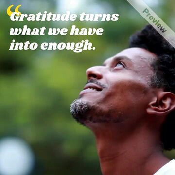 Quote of the Day: Gratitude Video Template