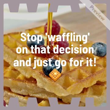 International Waffle Day Video Template