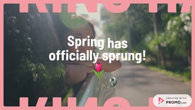 First Day of Spring! Video Template