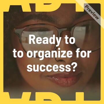 Organize for Success Video Template