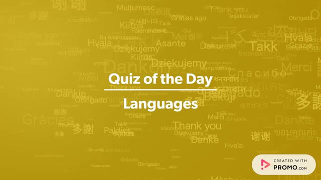Quiz of the Day Video Template